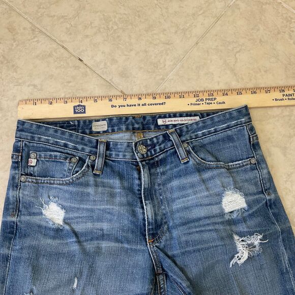 AG Adriano Goldschmied Women's Premiere Skinny Straight Size 29R Distressed jean - Picture 7 of 11